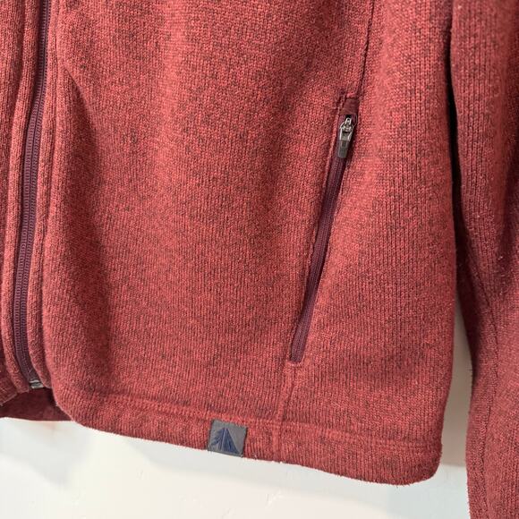 L.L. Bean Men's Sweater Fleece Full-Zip Jacket Red Large Reg - Picture 2 of 6
